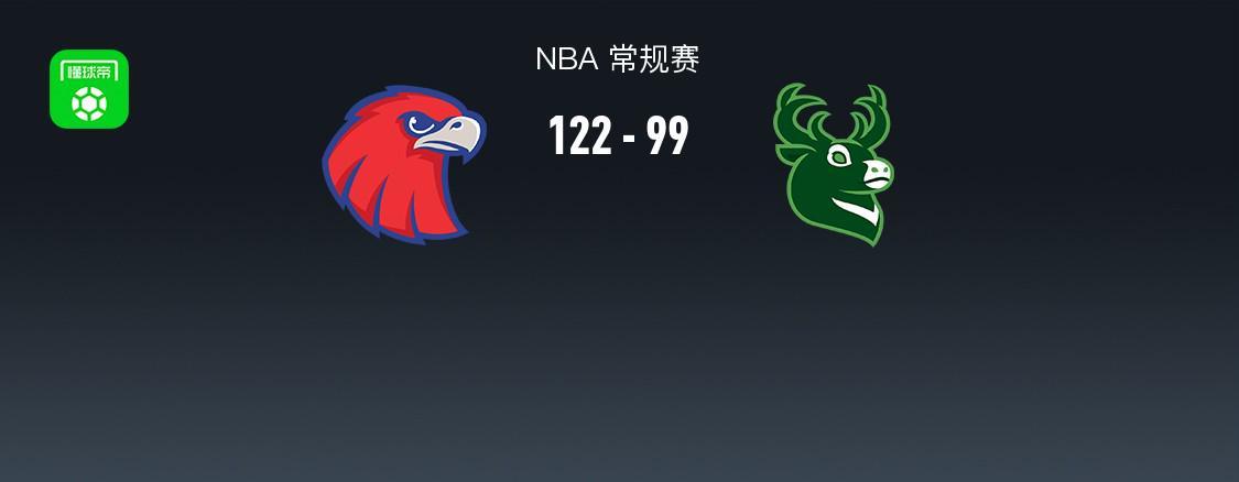 九游体育-NBA战报：老鹰122-99大胜雄鹿取NBA9连胜，CJ-麦科勒姆30+3+2